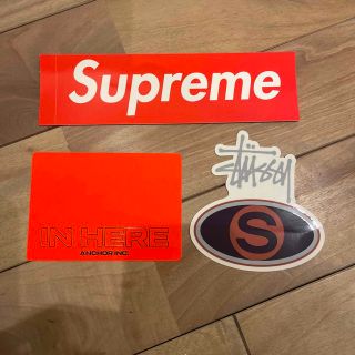 stussy supreme ステッカー ステューシー シュプリーム