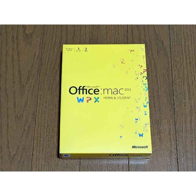 Microsoft(マイクロソフト)のMicrosoft Office for Mac 2011 スマホ/家電/カメラのPC/タブレット(PC周辺機器)の商品写真