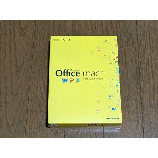 マイクロソフト(Microsoft)のMicrosoft Office for Mac 2011(PC周辺機器)