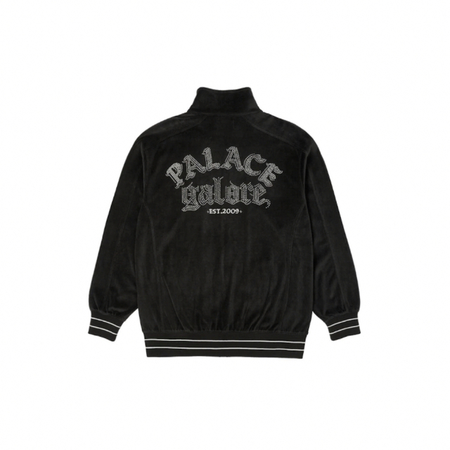 Palace Galore Velour Track Top black L