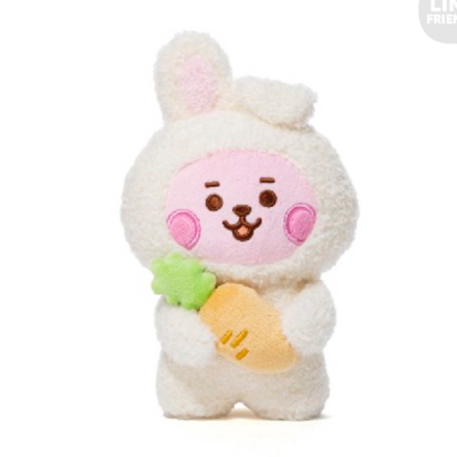 BTS BT21 ベビーたっとんぬいぐるみ RABBIT Sサイズ COOKY