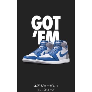 NIKE AIR JORDAN 1 HIGH OG TRUE BLUE(スニーカー)