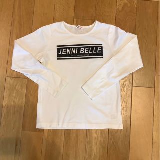 ジェニィ(JENNI)のJENNIBELLE 白のロングTシャツ　150cm  (Tシャツ/カットソー)