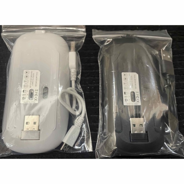 充電式Bluetooth 又は、USBレシーバー接続無線マウス 各色一個¥888 スマホ/家電/カメラのPC/タブレット(PC周辺機器)の商品写真