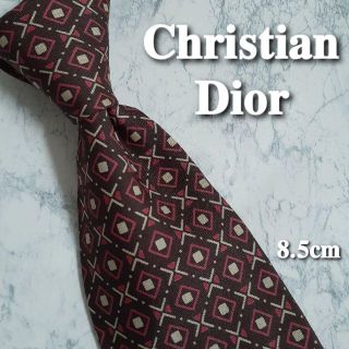 クリスチャンディオール(Christian Dior)のChristian Dior ◆スクエアドット柄 ブランド ネクタイ メンズ(ネクタイ)