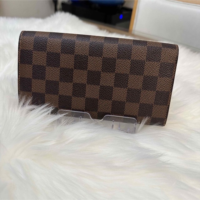 LOUIS VUITTON ポルトフォイユサラ 二つ折り長財布 ダミエ エベヌ LOUIS VUITTON ポルトフォイユサラ 二つ折り長財布 ダミエ エベヌ