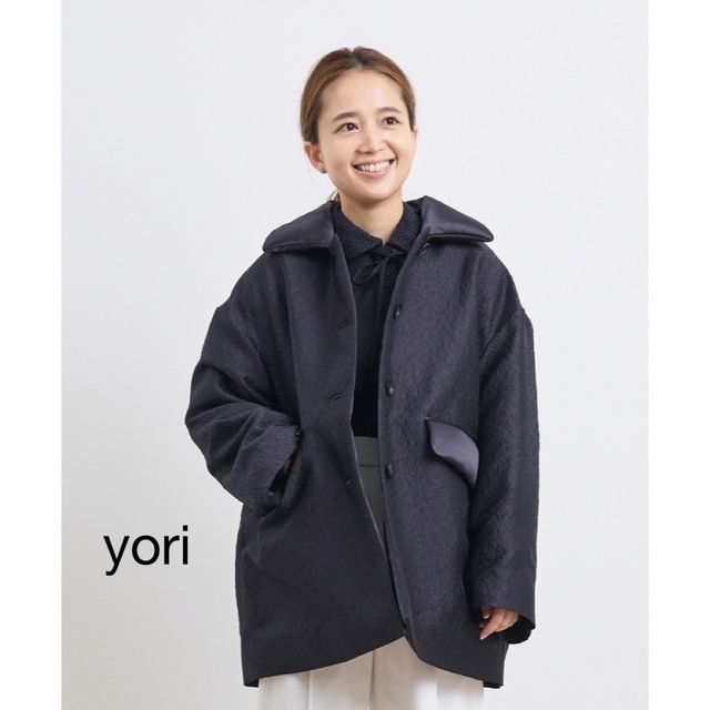 新品✴︎yori ヨリ【shirocon】mimosaジャガードコート | フリマアプリ ラクマ