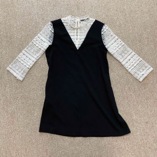 ザラ(ZARA)のZARA レース膝丈ワンピース(ひざ丈ワンピース)