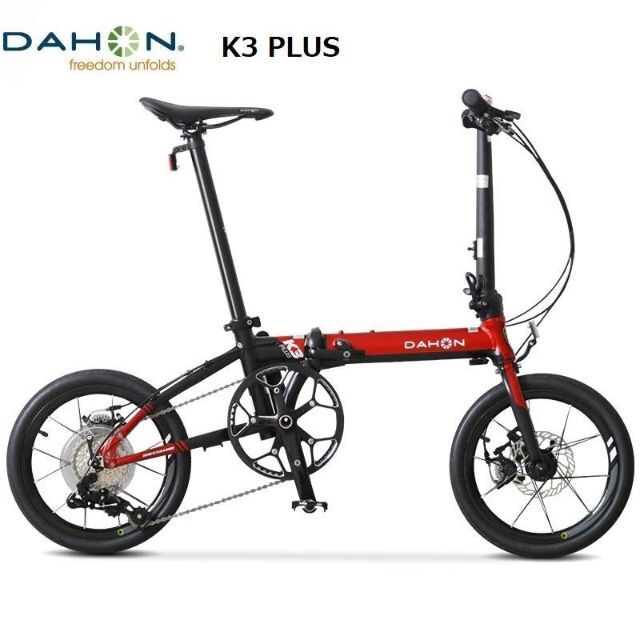 DAHON - DAHON ダホン K3 Plus 折りたたみ自転車16インチ 赤 レッド