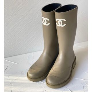 chanel レインブーツ