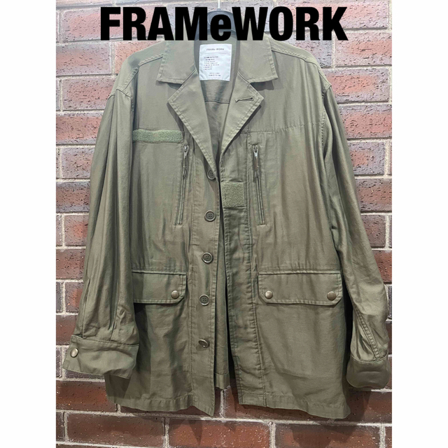 FRAMeWORK】ミリタリーブルゾン 新年の贈り物 68.0%OFF www.toyotec.com