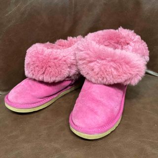 アグ(UGG)のUGG☆キッズムートンブーツ ピンク 18cm(ブーツ)