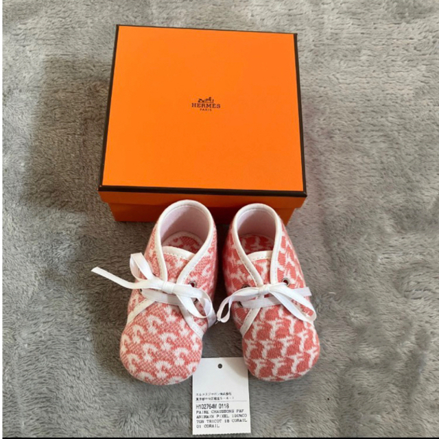 Hermes - 【最終価格】エルメス ファーストシューズ ピンク かわいいの