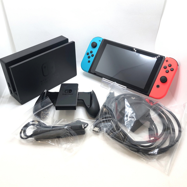美品　Nintendo Switch 本体　箱無　HAC-001[01]  YS