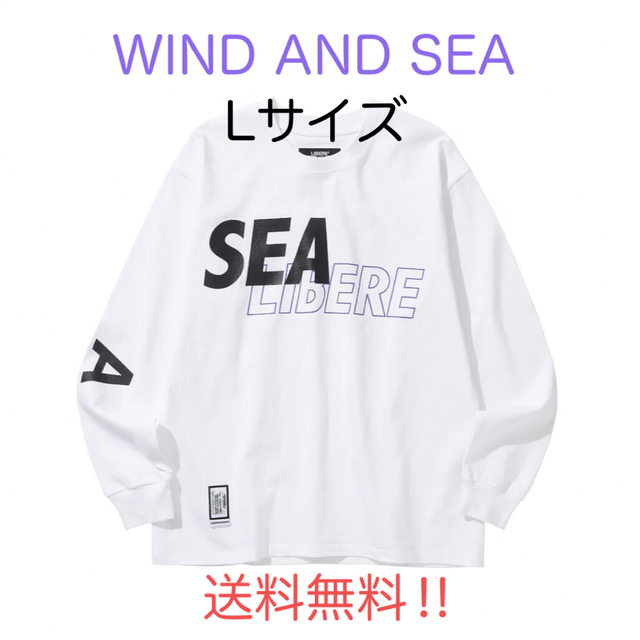 WIND AND SEA(ウィンダンシー)のWIND AND SEA WDS X LIBERE LS TEE / WHITE メンズのトップス(Tシャツ/カットソー(七分/長袖))の商品写真