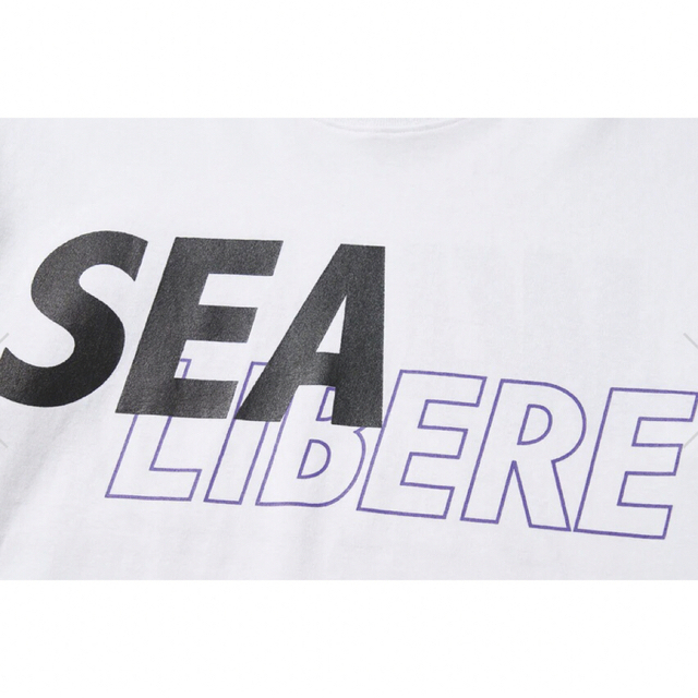 WIND AND SEA(ウィンダンシー)のWIND AND SEA WDS X LIBERE LS TEE / WHITE メンズのトップス(Tシャツ/カットソー(七分/長袖))の商品写真