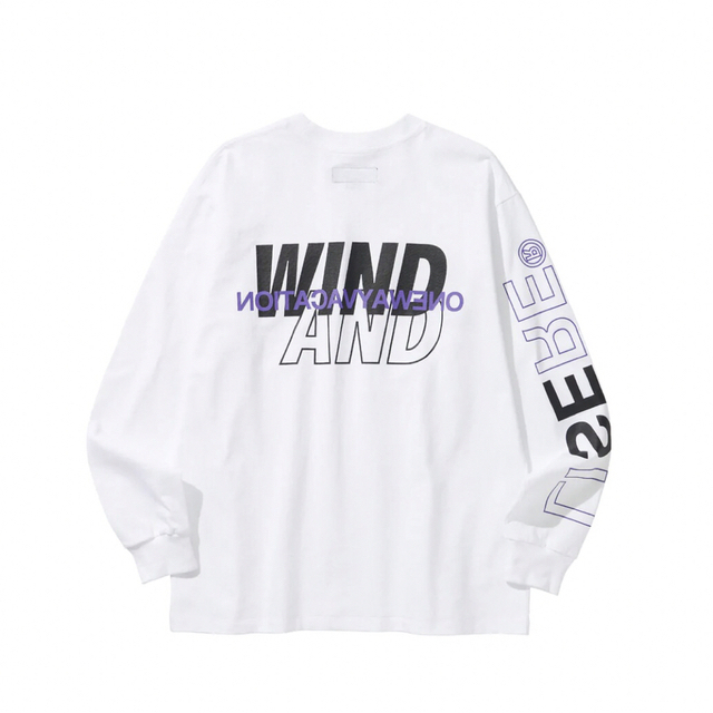 WIND AND SEA(ウィンダンシー)のWIND AND SEA WDS X LIBERE LS TEE / WHITE メンズのトップス(Tシャツ/カットソー(七分/長袖))の商品写真