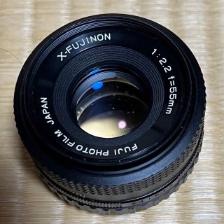 フジフイルム(富士フイルム)のフジ　X-FUJINON 55mmF2.2 難あり(レンズ(単焦点))