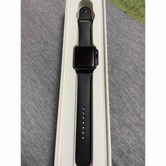 APPLE WATCH3 42 SGAL BK140-210 - その他