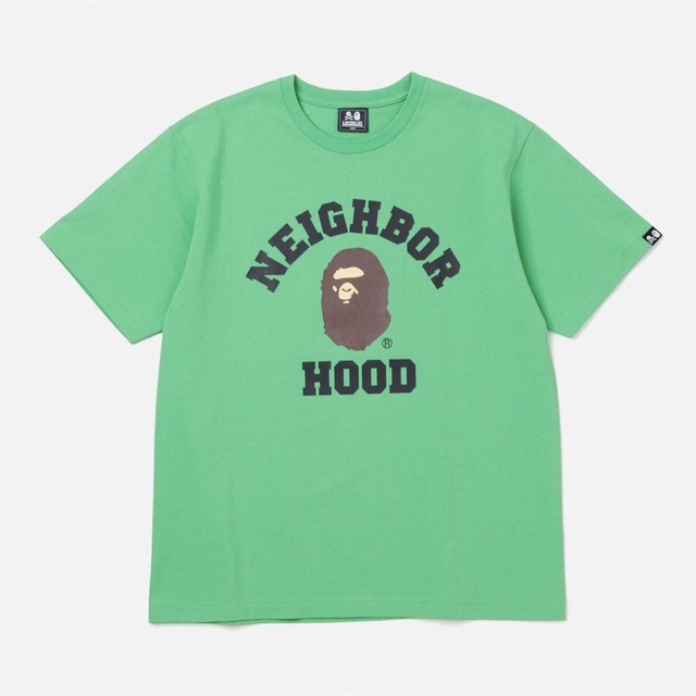 NEIGHBORHOOD - XLサイズ GREEN NEIGHBORHOOD BAPE TEE Tシャツ
