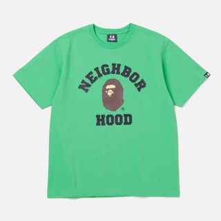 XLサイズ GREEN NEIGHBORHOOD BAPE TEE Tシャツ