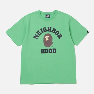 ネイバーフッド(NEIGHBORHOOD)のXLサイズ GREEN NEIGHBORHOOD BAPE TEE Tシャツ (Tシャツ/カットソー(半袖/袖なし))