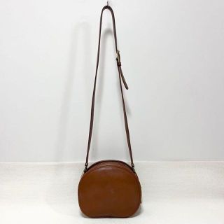 COACH - OLD COACH コーチ グラブタン レザー 丸型 ショルダー バッグ