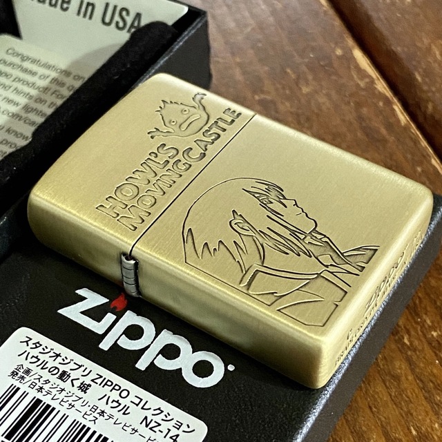 新品 ZIPPO ジブリ ハウルの動く城 ハウル ブラス ジッポー ライター