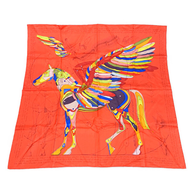 高知インター店】 - Hermes HERMES 29843【中古】 / 正規品 カレ90 赤