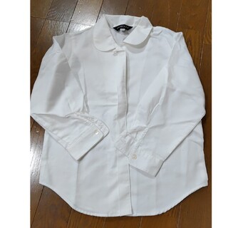 フィオルッチ(Fiorucci)の子供 白 シンプルなシャツ 120cm 丸襟(ブラウス)