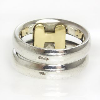 Hermes - エルメス オランプ リング 指輪 49 #8.5号 SV925 K18YG 750