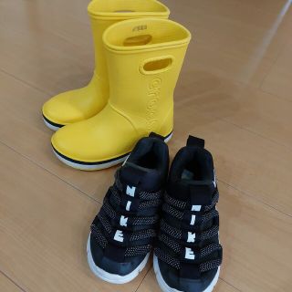 ナイキ(NIKE)のNu様専用ナイキノーヴィス20   crocs19.5(スリッポン)