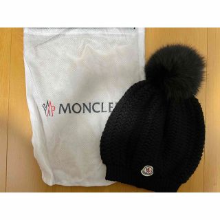 モンクレール(MONCLER)のmomoo様専用　MONCLER フォックスファーポンポンニット帽(ニット帽/ビーニー)