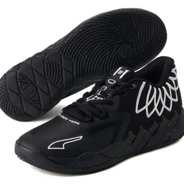 【27.5cm】PUMA MB.01 Low Black ラメロ ボール