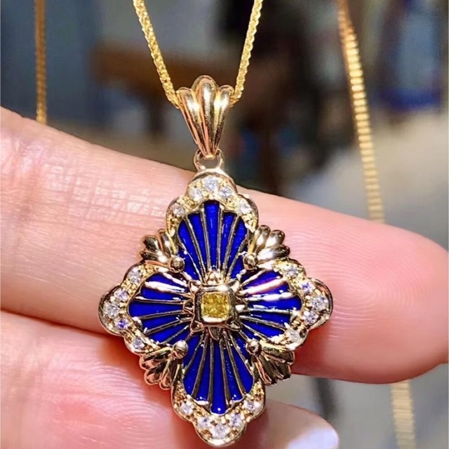 ブラウン ダイヤモンド 1.5ct✨ネックレス トップ K18WG ダイヤ 一粒