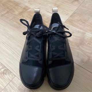 CLARKS クラークス クレープソール レザー スニーカー 約23㎝ ブラック