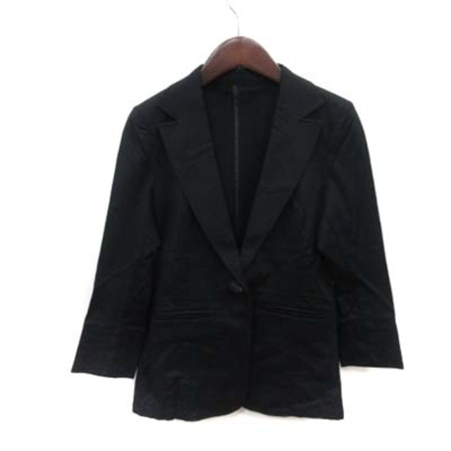 LAUTREAMONT(ロートレアモン)のロートレアモン テーラードジャケット シングル 36 黒 ブラック /YI レディースのジャケット/アウター(その他)の商品写真