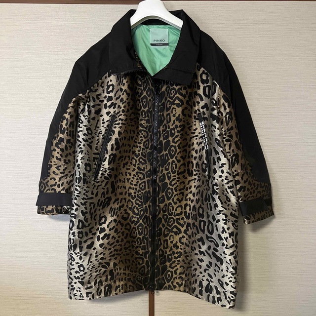 PINKO レオパードコート