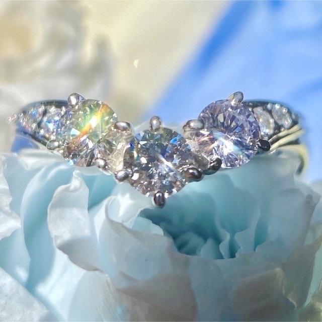くまこ様専用 1ct ダイヤモンド プラチナ950 リング アクセサリー