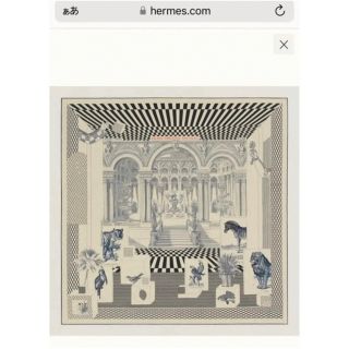 エルメス(Hermes)の新品 エルメス カレジュアン《グラン・テアトル・ヌーヴォー》 140(バンダナ/スカーフ)