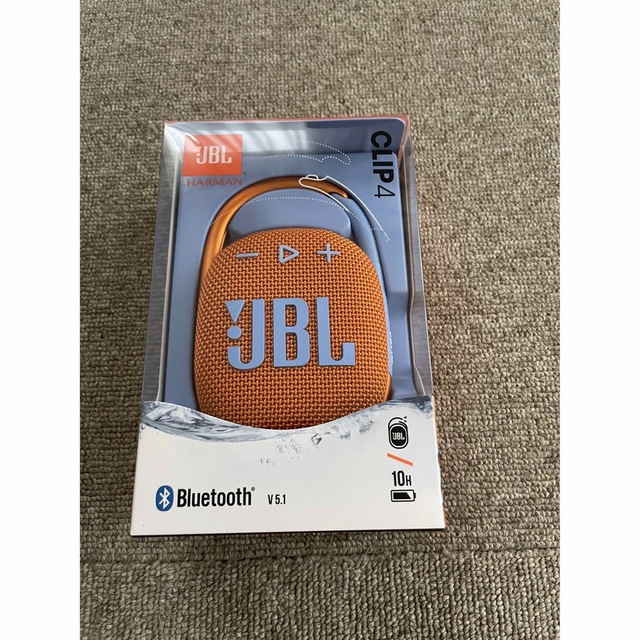 JBL Bluetoothスピーカー CLIP4 ORANGE