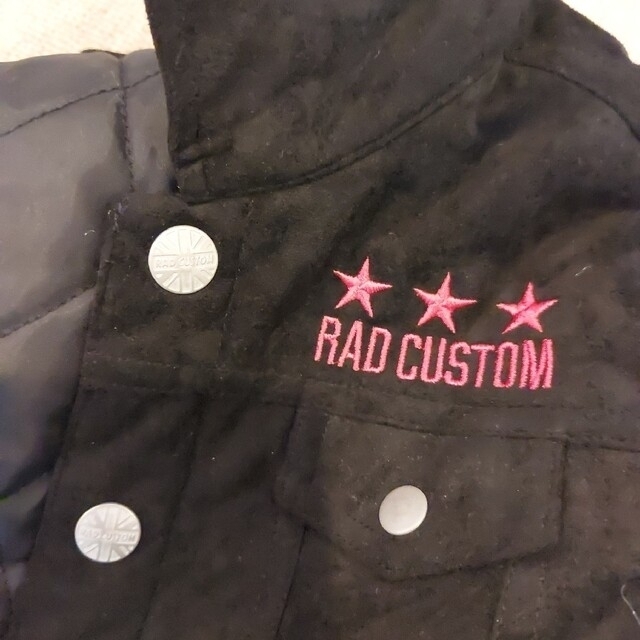 RAD CUSTOM(ラッドカスタム)のラッドカスタム110スエードジャケット キッズ/ベビー/マタニティのキッズ服男の子用(90cm~)(ジャケット/上着)の商品写真