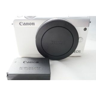 キヤノン(Canon)の純正バッテリー2個付き！Canon ミラーレス一眼　EOS M100 ボディ(ミラーレス一眼)