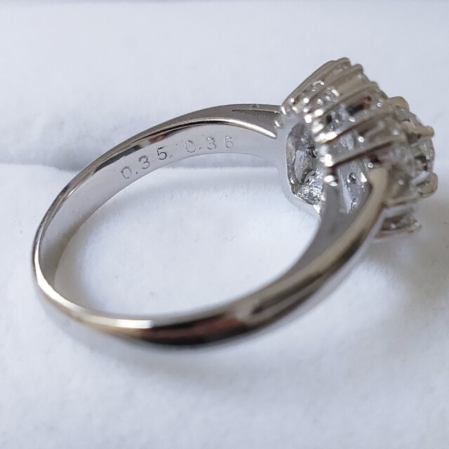 70%OFF】 クレサンベール ダイヤモンド リング Pt900 0.71ct F SI-1