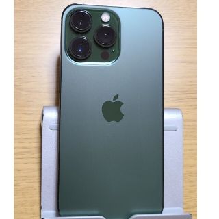 アイフォーン(iPhone)のSIMフリー iPhone13 Pro 128GB グリーン バッテリー100％(スマートフォン本体)