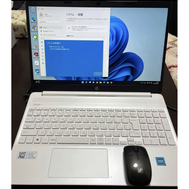 Win11  HP  カメラ　マウス　ノートパソコン 2