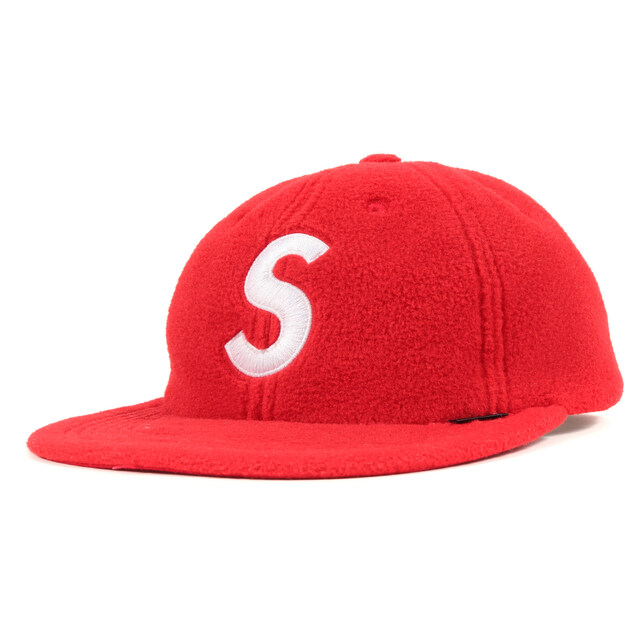 キャップSupreme シュプリーム キャップ ポーラテックフリース Sロゴ 6パネルキャップ Polartec S Logo 6-Panel Hat 18AW レッド 赤 帽子 【メンズ】