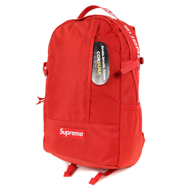 Supreme(シュプリーム)のSupreme シュプリーム コーデュラナイロン バックパック Backpack 18SS レッド 赤 カバン BOXロゴ リュック【メンズ】 メンズのバッグ(バッグパック/リュック)の商品写真