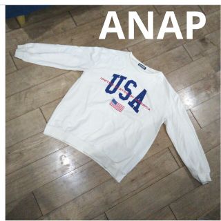 アナップ(ANAP)のANAP USA トレーナー スエット(トレーナー/スウェット)