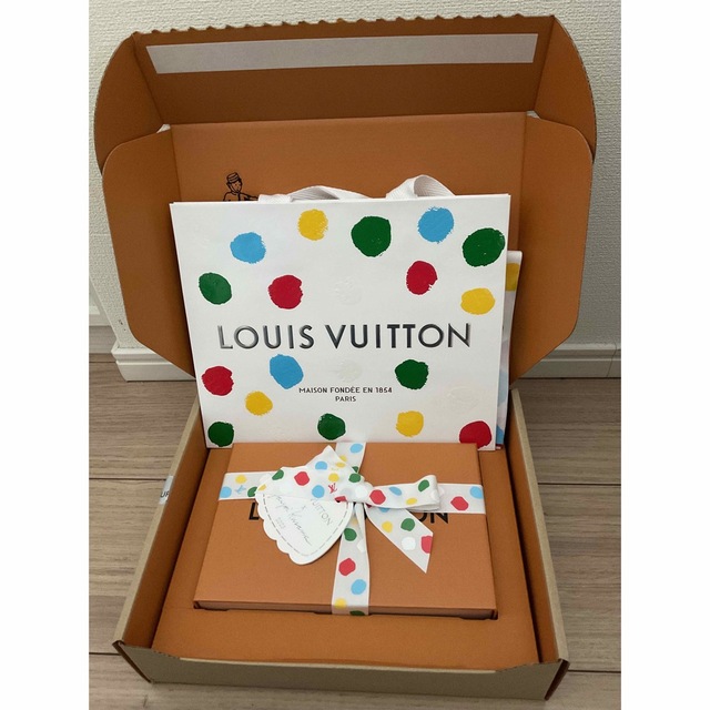 新品未開封☆LV × YK バンドー・インフィニティ ドット☆黒✖️白✖️黄色-
